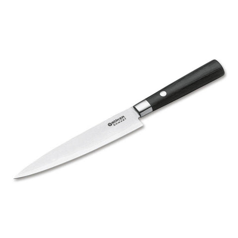 Couteau Utilitaire Damas Black 150 mm | Böker Cuisine