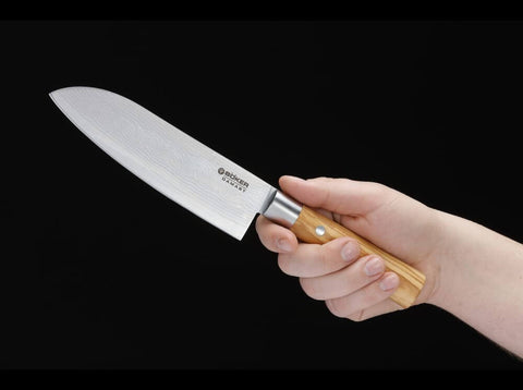 Couteau Santoku Damas 152 mm | Böker Cuisine