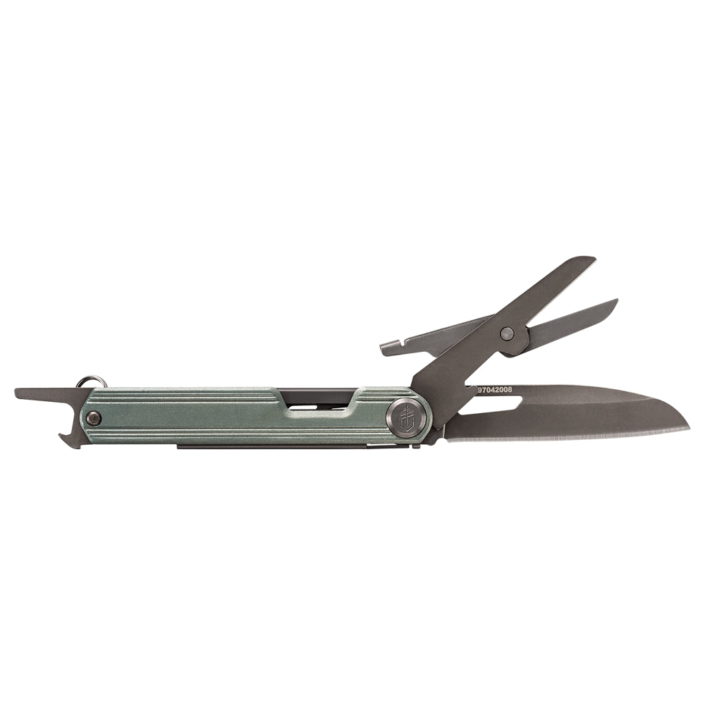 Couteau Pliant Multi-fonctions Armbar Slim Cut Manche Aluminium Gerber Fonctions disponibles. Lame. Décapsuleur. Ciseaux lame 64 mm.