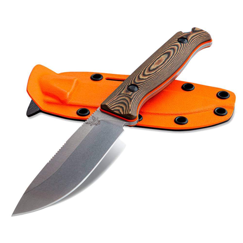 Couteau à depecer Saddle Moutain Skinner Manche G10Richtlite Benchmade 