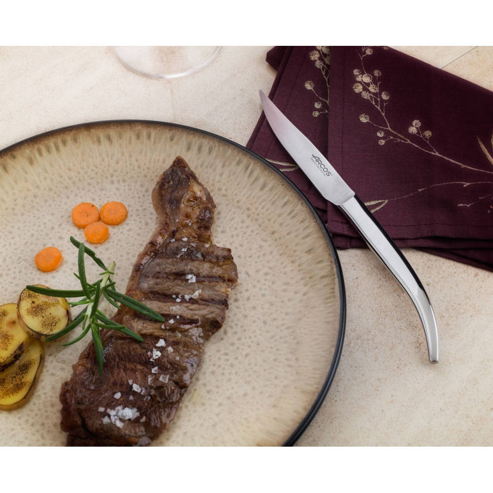 Couteau de Table Steak Manche Acier Arcos 