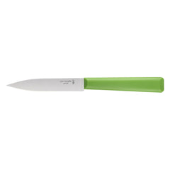 Couteau d'office n°312 Vert Lame 100mm Manche Polymère Opinel Sa lame lisse et pointue est multi-usages : trancher, émincer, pelerRésiste au lave-vaisselle.