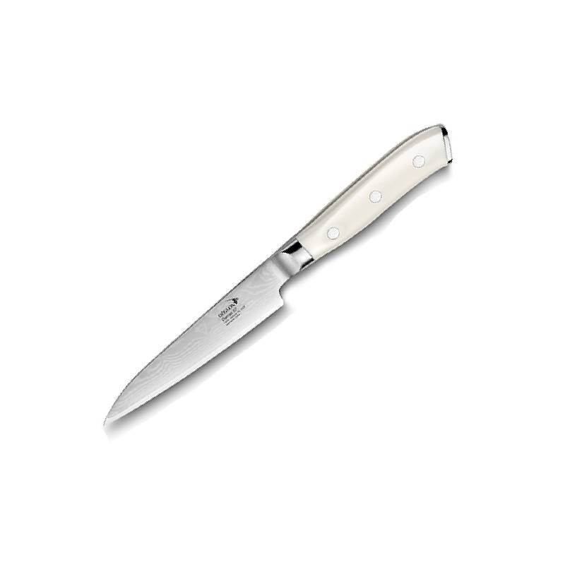 Couteau d'office et de Table Français avec lame en AUS10 et Damas 67 Couches | Deglon