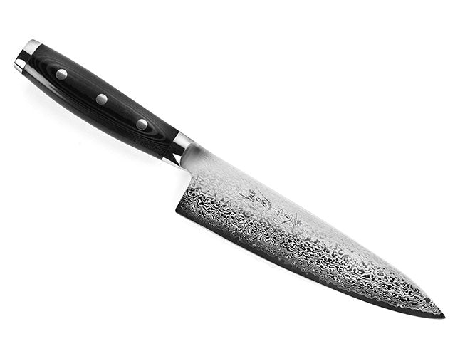 Couteau japonais de Chef Damas avec lame de 101 couches et coeur en SG2 200mm - Gou - Yaxell