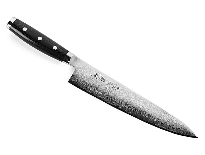 Couteau japonais de Chef Damas avec lame de 101 couches et coeur en SG2 255mm - Gou - Yaxell