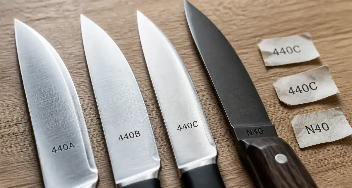 Les aciers 440 et N40 : propriétés, différences et applications en coutellerie