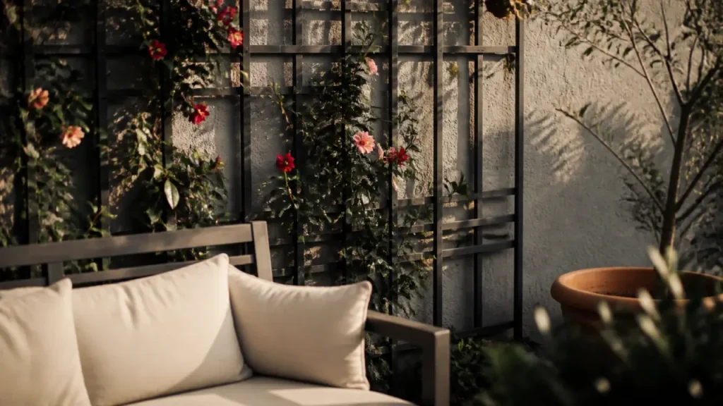 Cacher un mur extérieur sans faux pas : plantes, peinture et panneaux adaptés