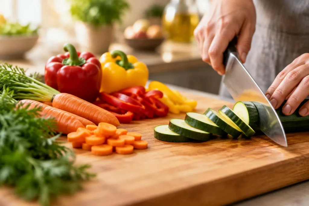 Couteau de cuisine saine : le tranchant qui change vraiment vos légumes