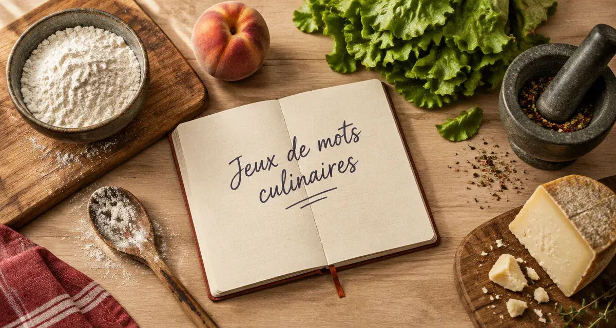 Jeux de mots autour de la cuisine, idées et sens culinaires
